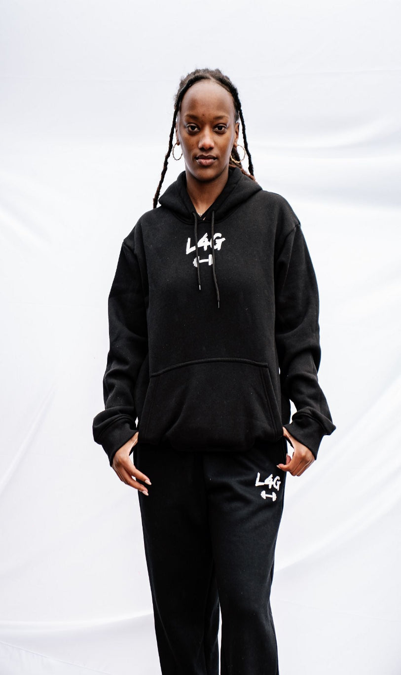 Black Oversized Hoodie