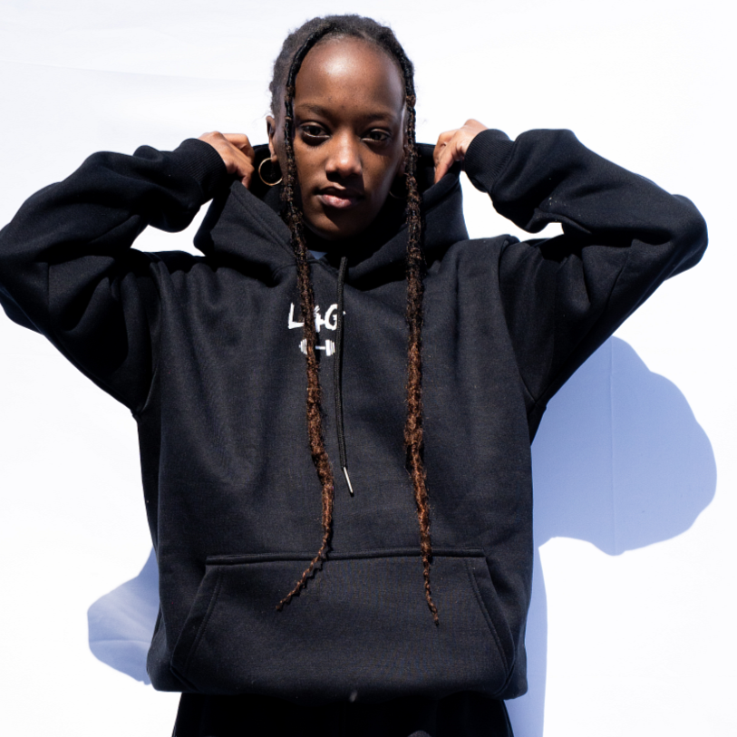 Black Oversized Hoodie