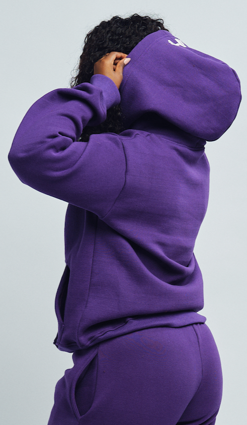 Oversized Purple Hoodie