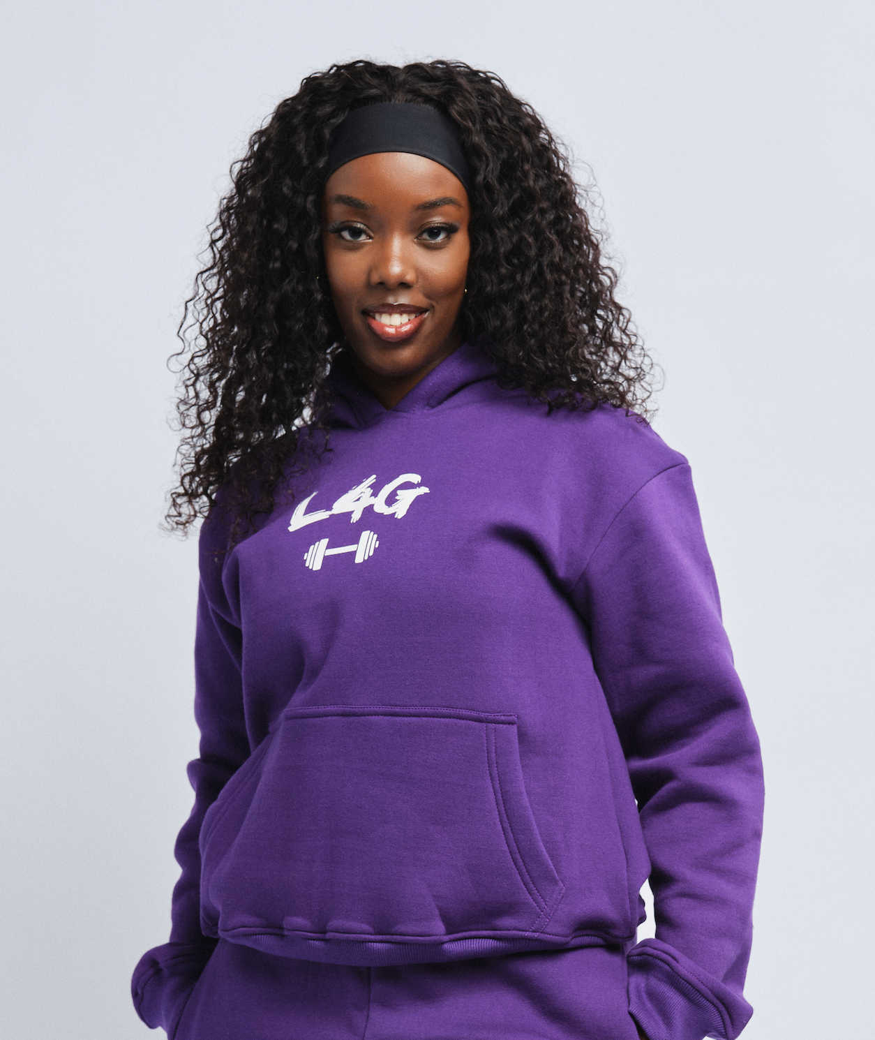 Oversized Purple Hoodie