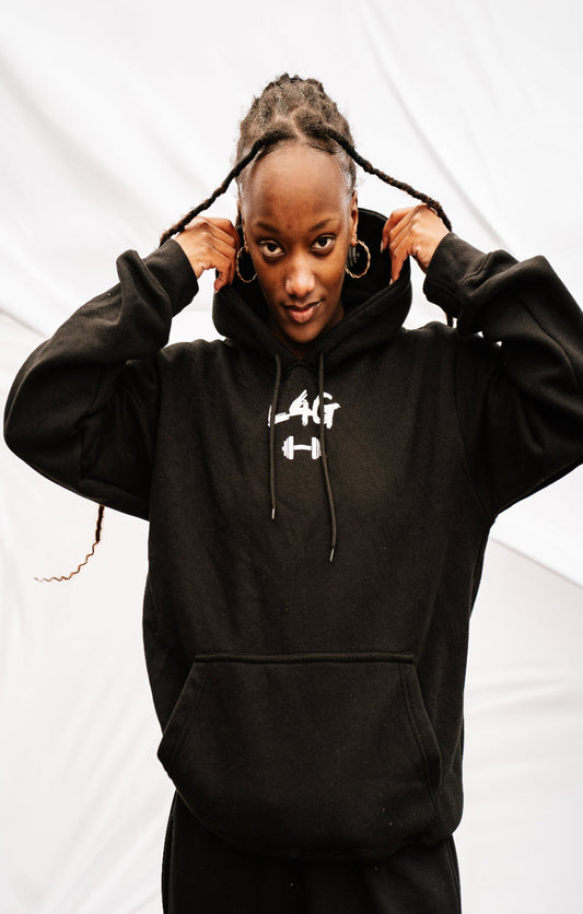 Black Oversized Hoodie