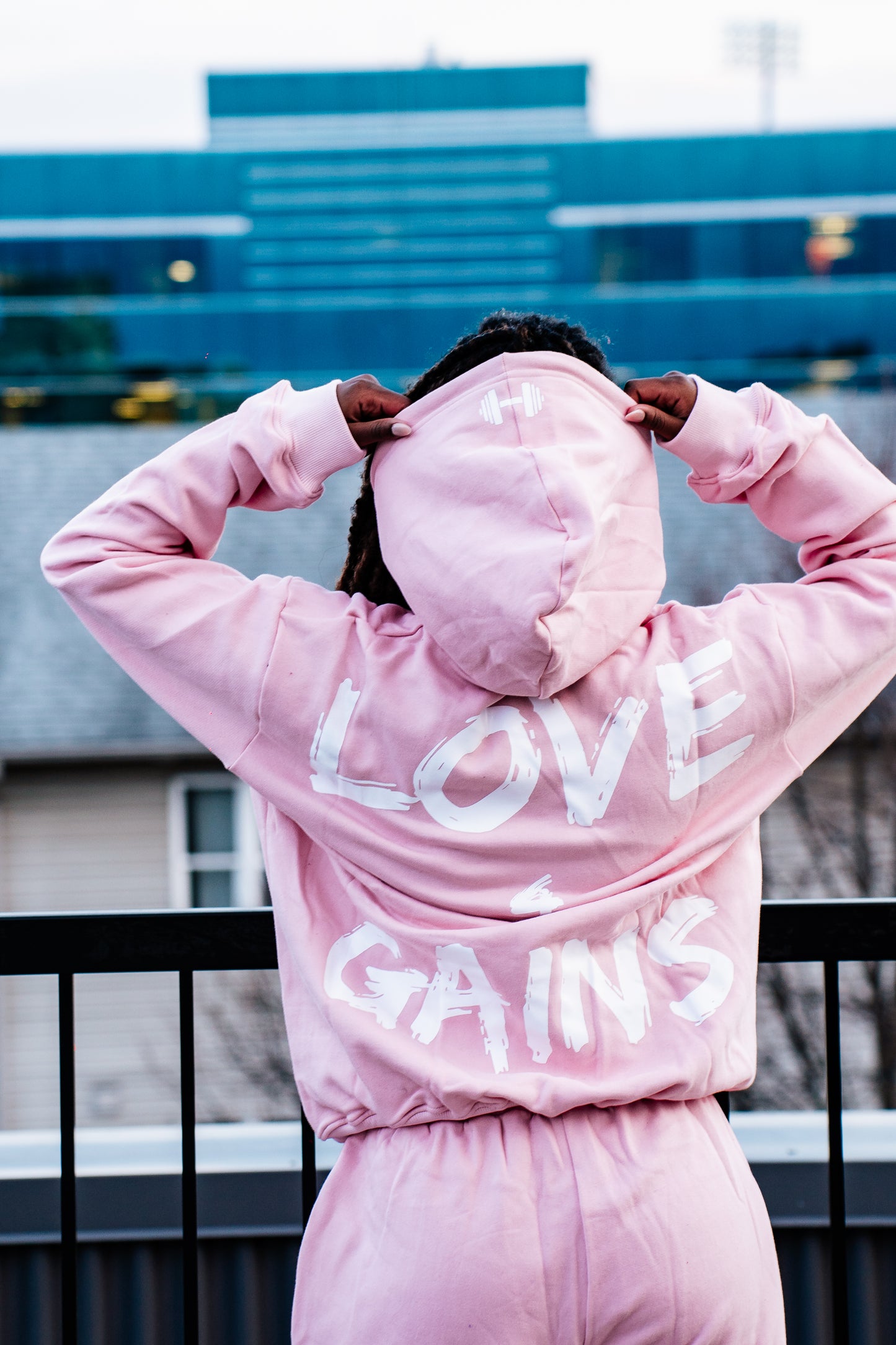 Oversized Hoodie - "LOVE 4 GAINS"