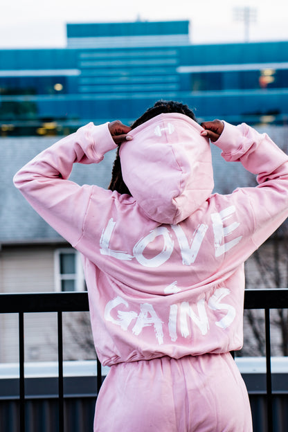 Oversized Hoodie - "LOVE 4 GAINS"