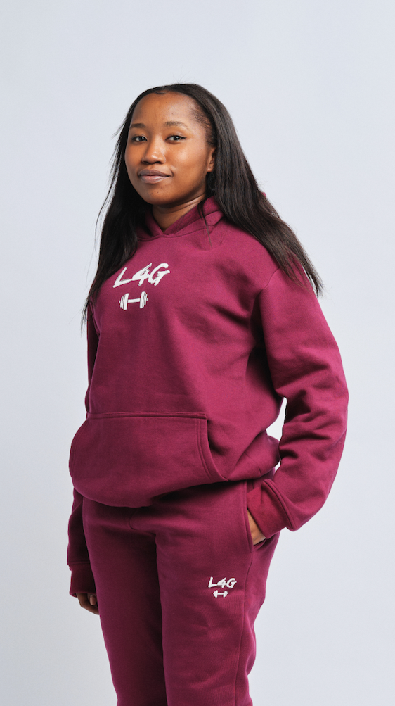 Maroon Oversized Hoodie
