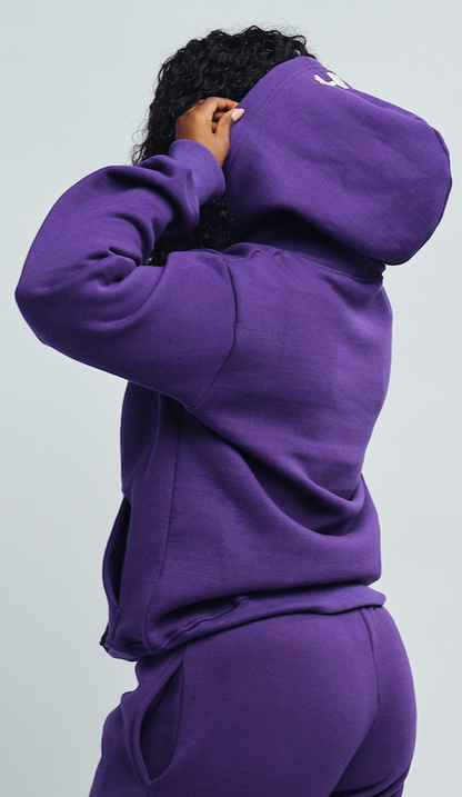 Oversized Purple Hoodie