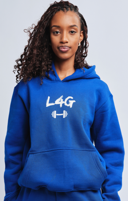 Blue Oversized Hoodie
