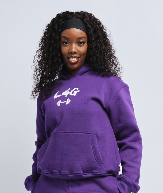 Oversized Purple Hoodie
