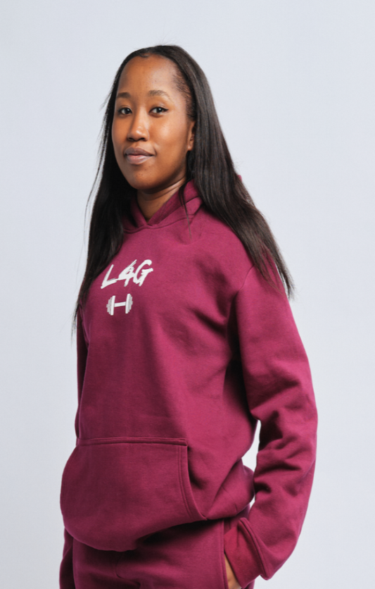 Maroon Oversized Hoodie